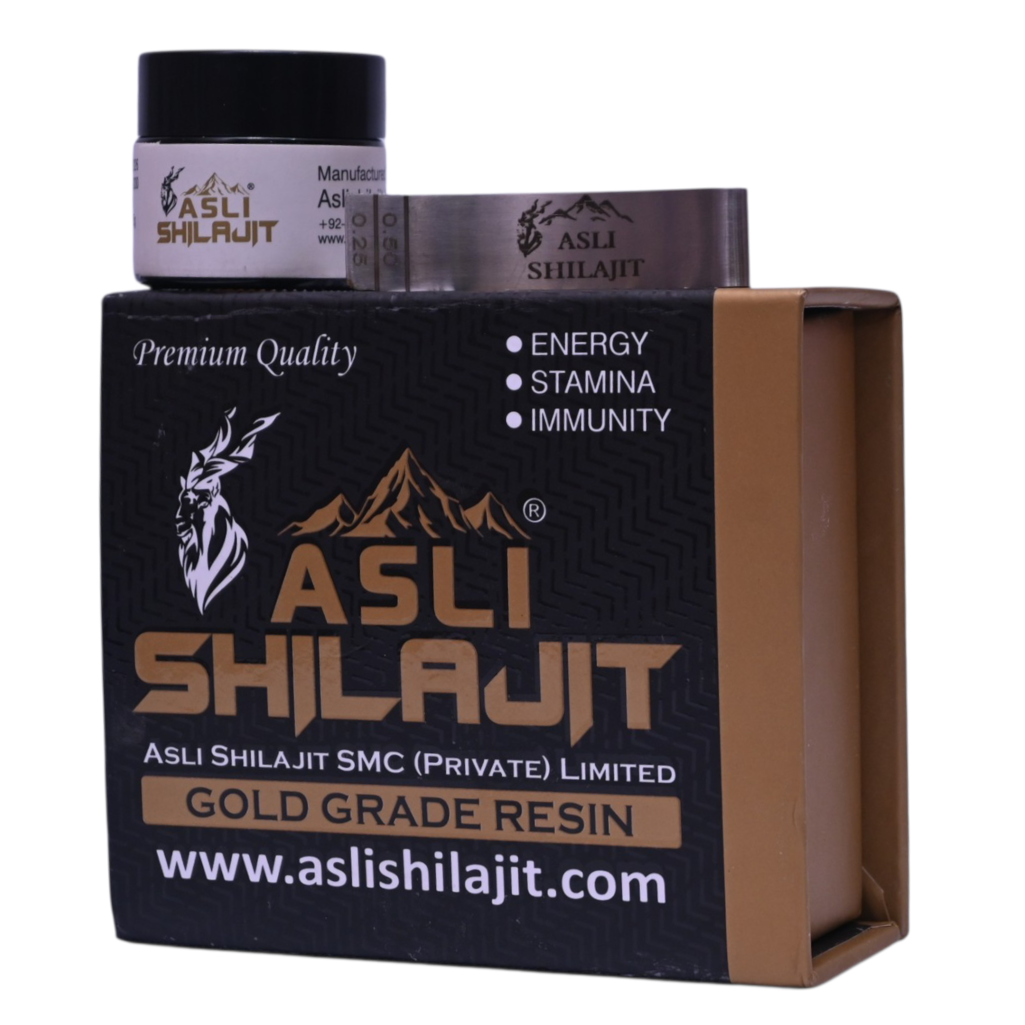 15g Pure Himalayan Shilajit Resin Jar - Asli Shilajit